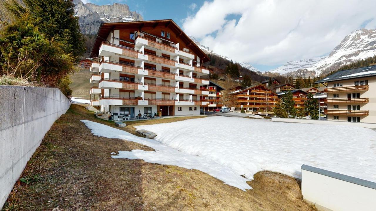 Gonenstein Residence In Leukerbad, Entire Apartment/Studio With Balcony エクステリア 写真