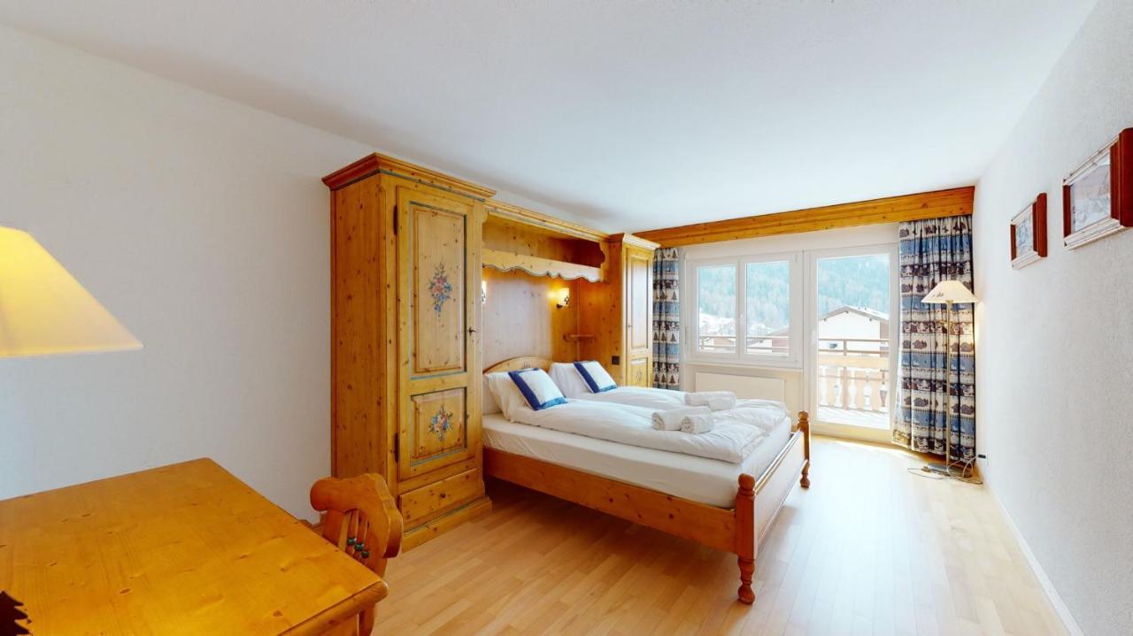 Gonenstein Residence In Leukerbad, Entire Apartment/Studio With Balcony エクステリア 写真