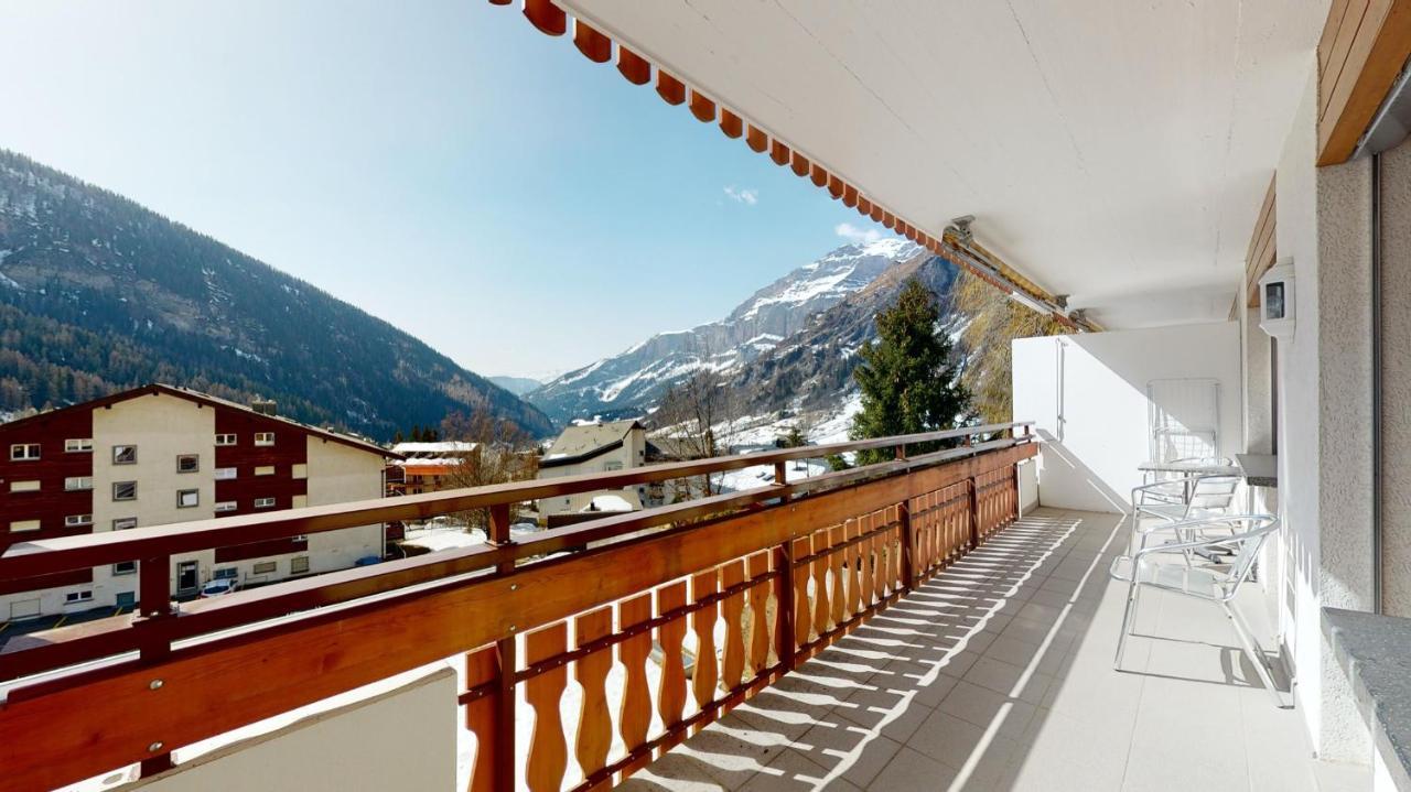 Gonenstein Residence In Leukerbad, Entire Apartment/Studio With Balcony エクステリア 写真