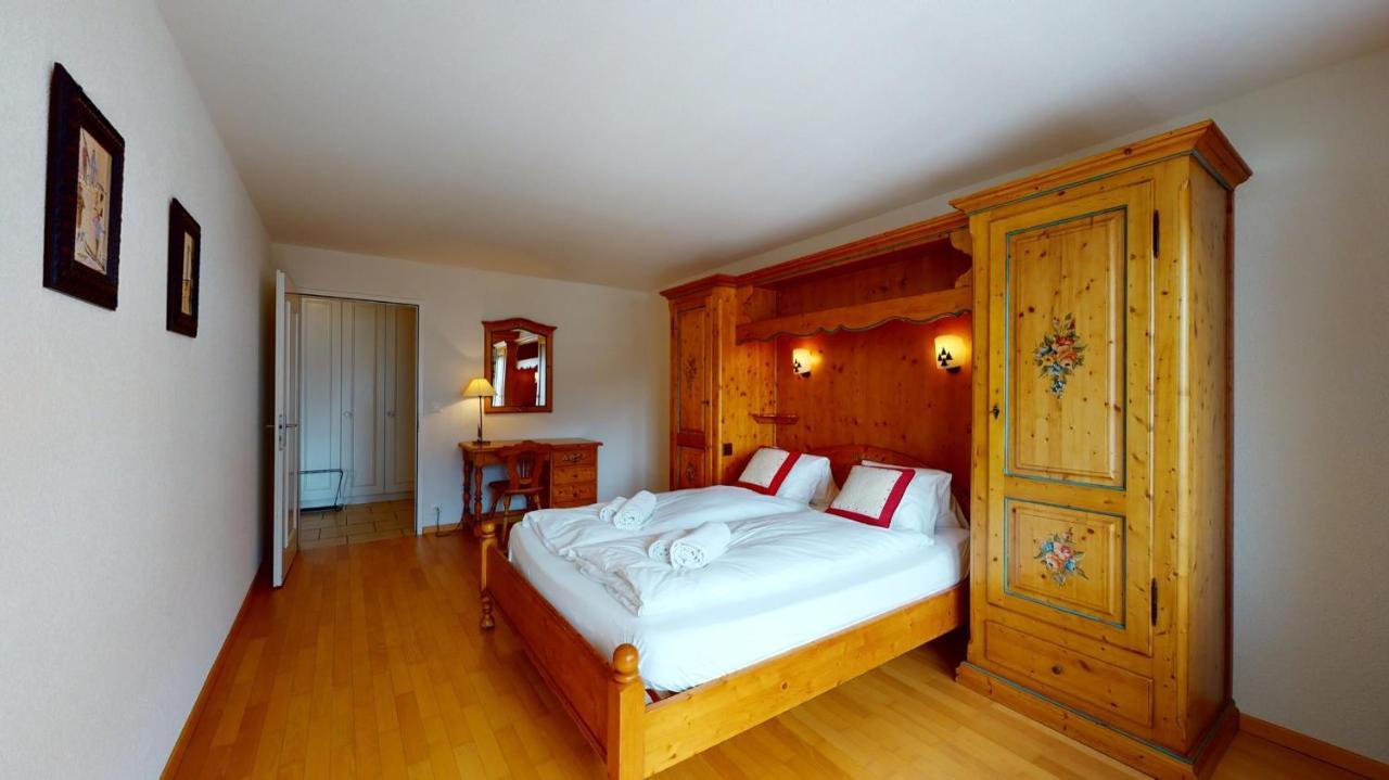 Gonenstein Residence In Leukerbad, Entire Apartment/Studio With Balcony エクステリア 写真