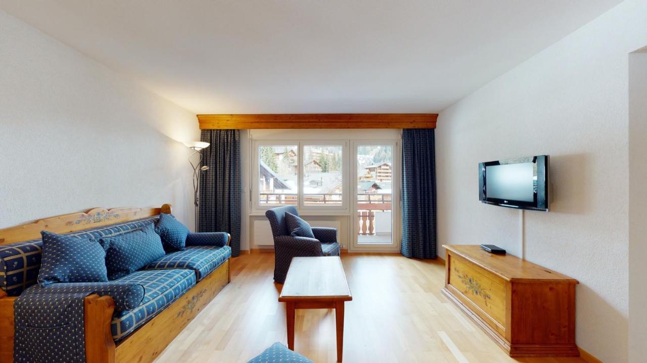 Gonenstein Residence In Leukerbad, Entire Apartment/Studio With Balcony エクステリア 写真