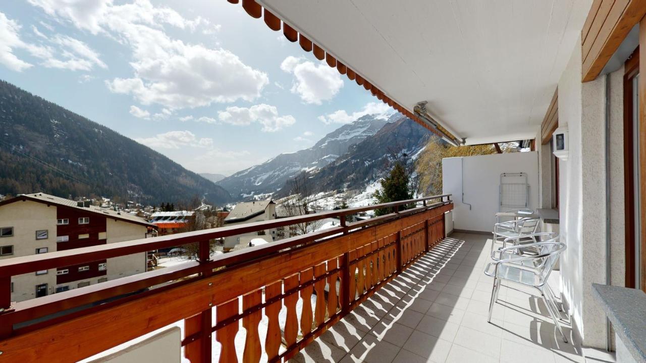 Gonenstein Residence In Leukerbad, Entire Apartment/Studio With Balcony エクステリア 写真