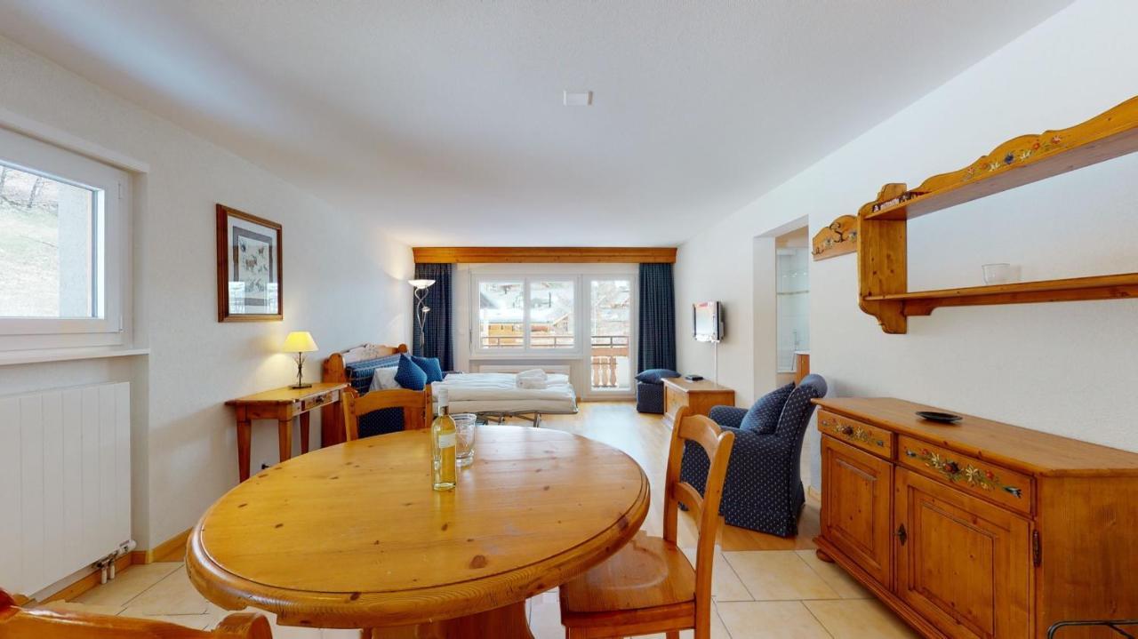 Gonenstein Residence In Leukerbad, Entire Apartment/Studio With Balcony エクステリア 写真