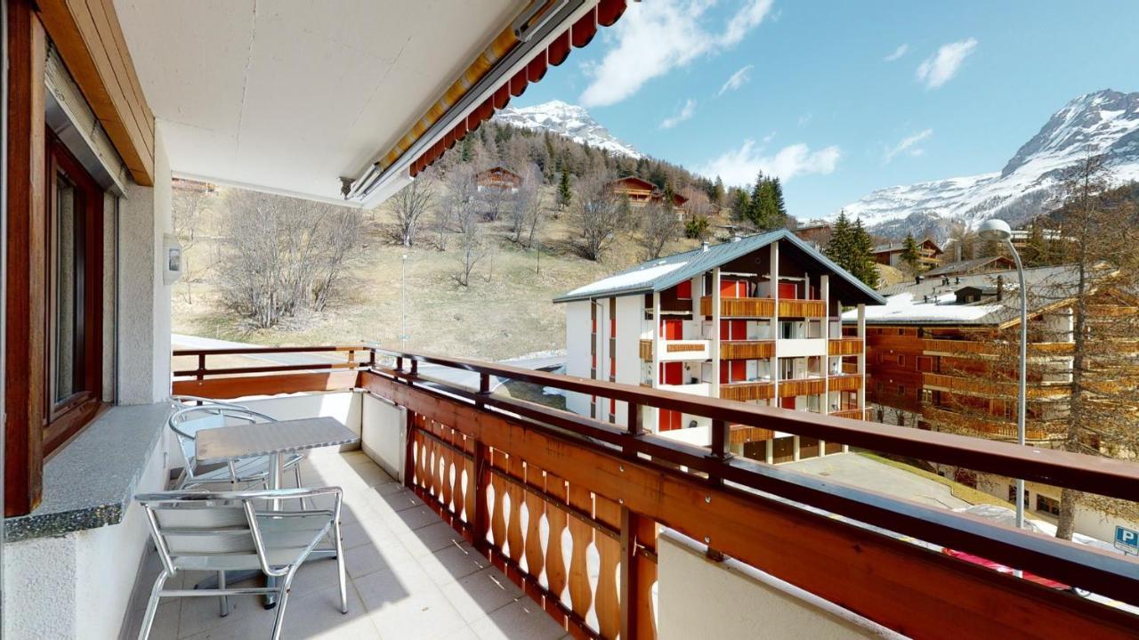 Gonenstein Residence In Leukerbad, Entire Apartment/Studio With Balcony エクステリア 写真