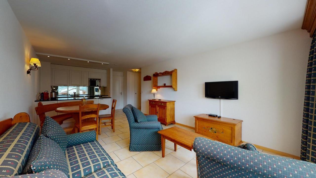 Gonenstein Residence In Leukerbad, Entire Apartment/Studio With Balcony エクステリア 写真