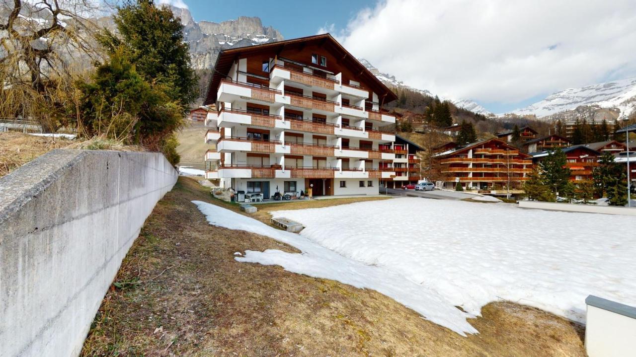 Gonenstein Residence In Leukerbad, Entire Apartment/Studio With Balcony エクステリア 写真