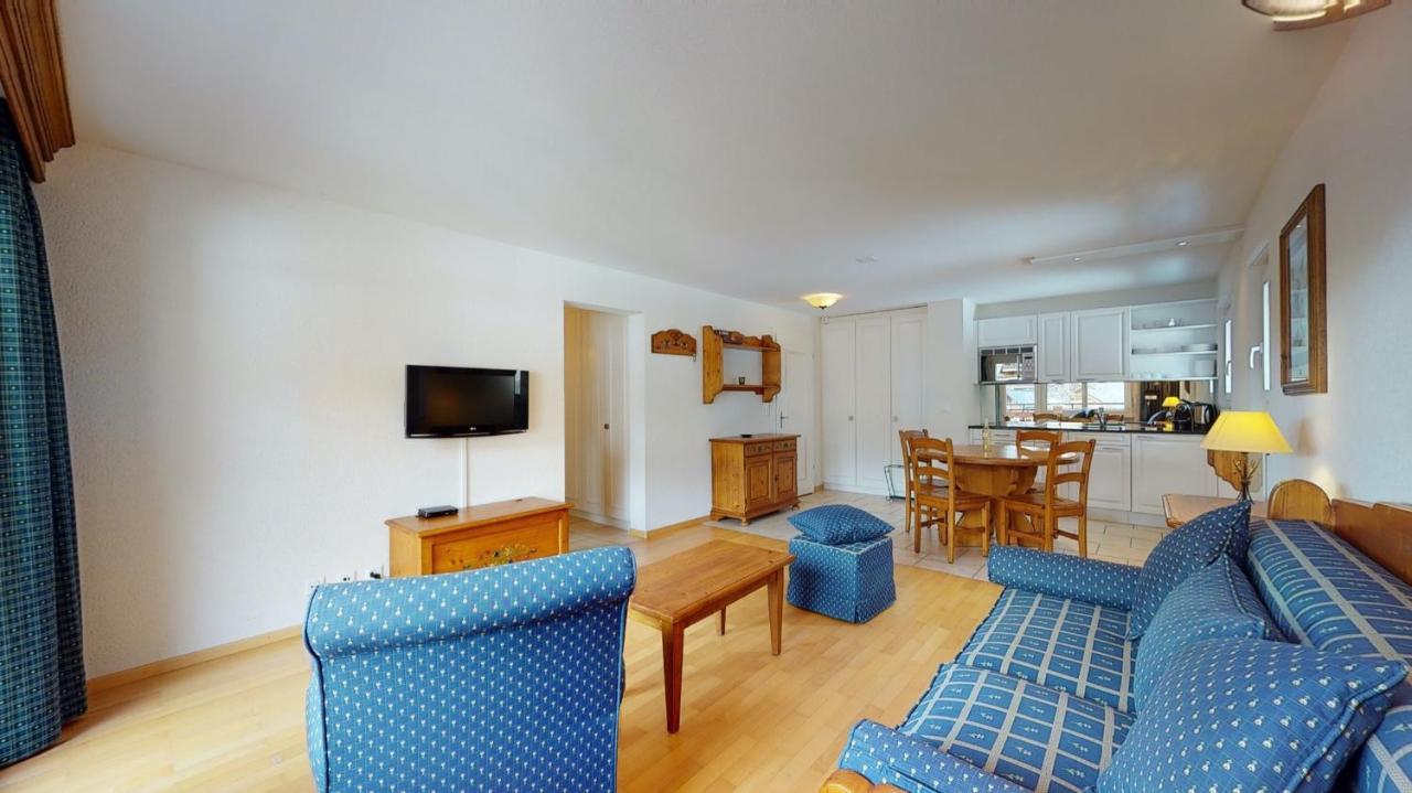 Gonenstein Residence In Leukerbad, Entire Apartment/Studio With Balcony エクステリア 写真