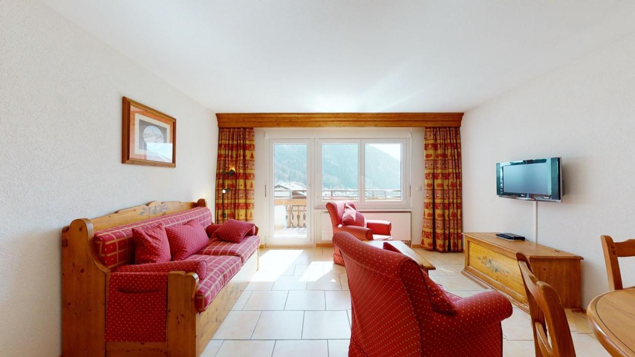 Gonenstein Residence In Leukerbad, Entire Apartment/Studio With Balcony エクステリア 写真