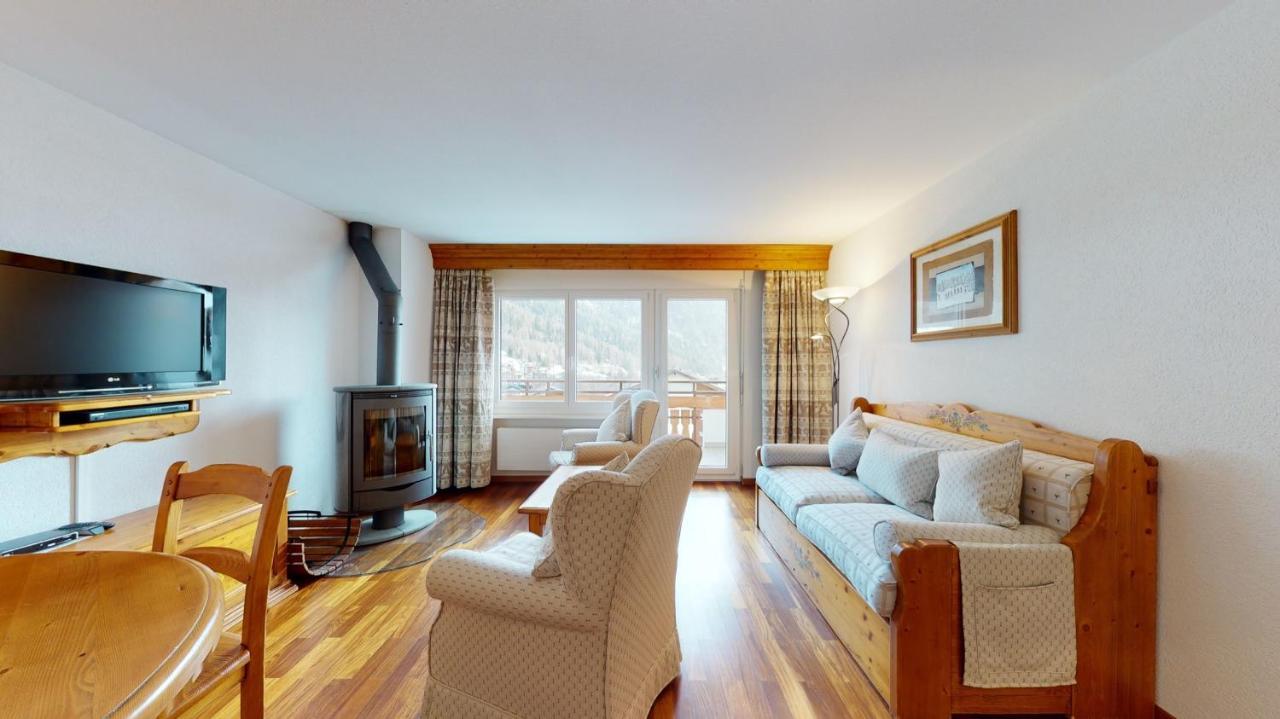 Gonenstein Residence In Leukerbad, Entire Apartment/Studio With Balcony エクステリア 写真