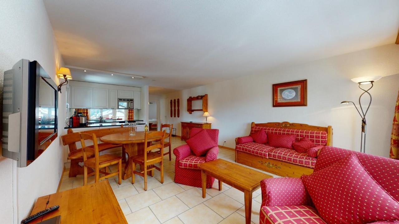 Gonenstein Residence In Leukerbad, Entire Apartment/Studio With Balcony エクステリア 写真