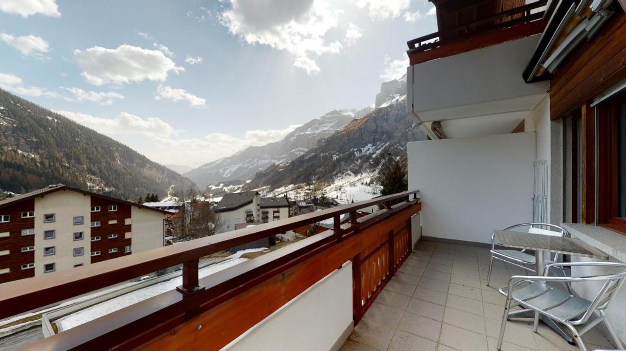 Gonenstein Residence In Leukerbad, Entire Apartment/Studio With Balcony エクステリア 写真