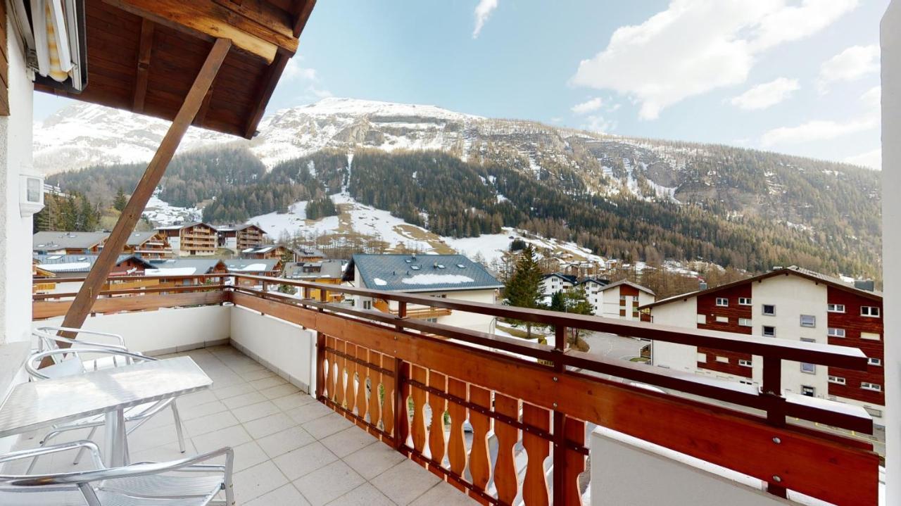 Gonenstein Residence In Leukerbad, Entire Apartment/Studio With Balcony エクステリア 写真