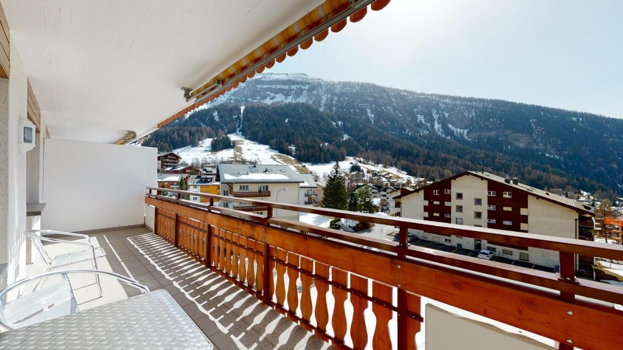 Gonenstein Residence In Leukerbad, Entire Apartment/Studio With Balcony エクステリア 写真