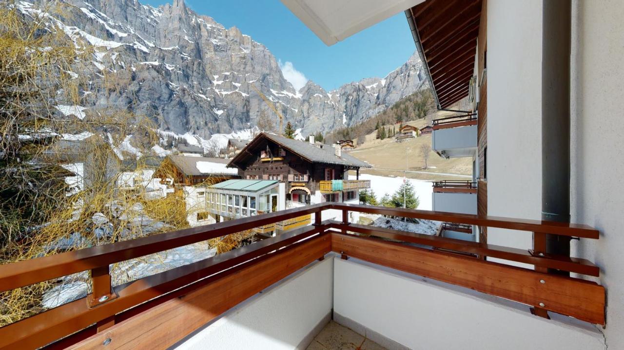 Gonenstein Residence In Leukerbad, Entire Apartment/Studio With Balcony エクステリア 写真