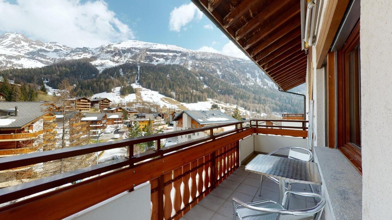 Gonenstein Residence In Leukerbad, Entire Apartment/Studio With Balcony エクステリア 写真