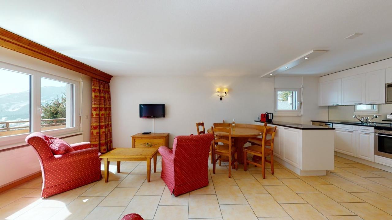 Gonenstein Residence In Leukerbad, Entire Apartment/Studio With Balcony エクステリア 写真