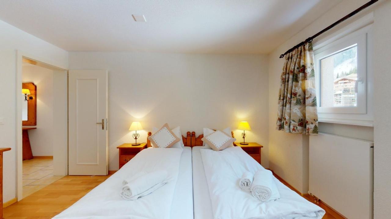 Gonenstein Residence In Leukerbad, Entire Apartment/Studio With Balcony エクステリア 写真
