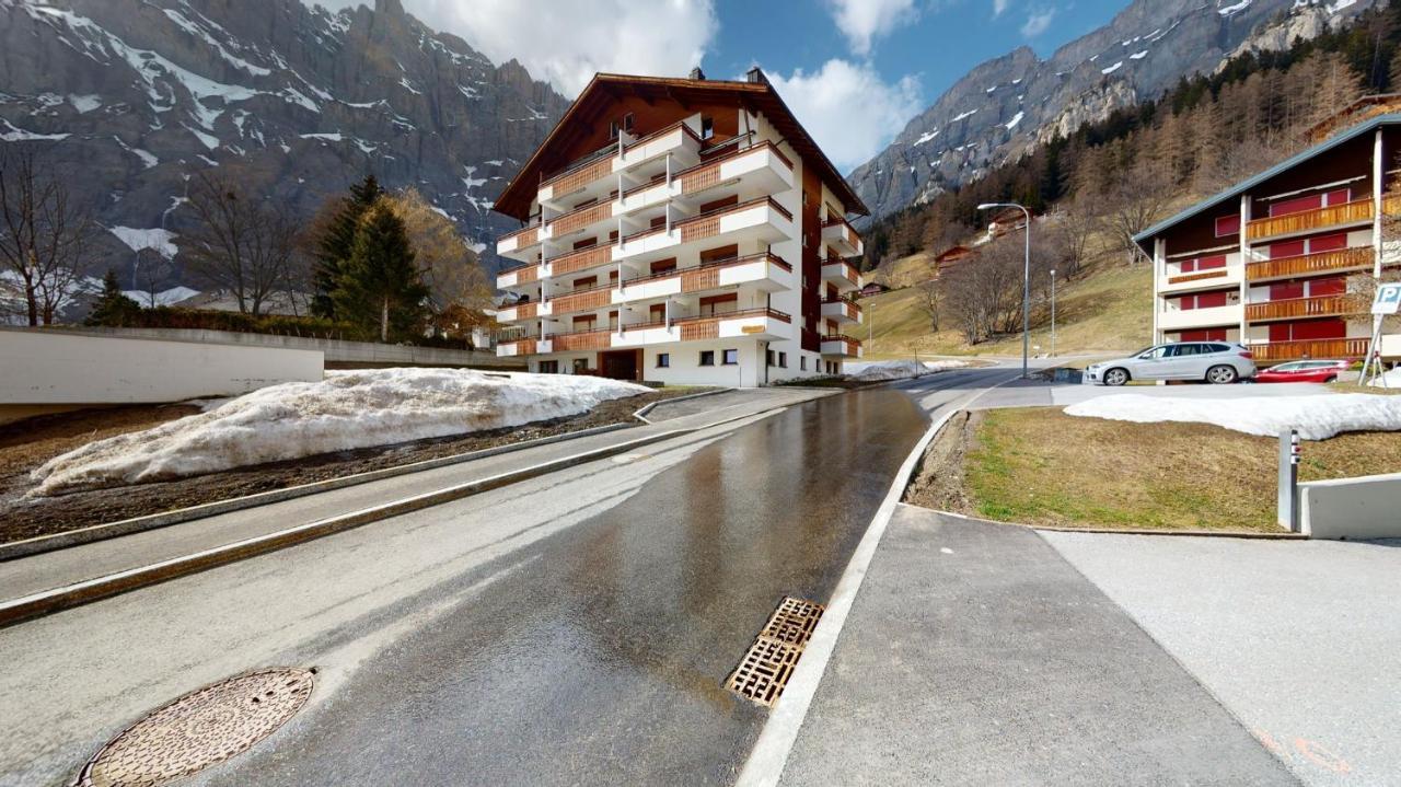Gonenstein Residence In Leukerbad, Entire Apartment/Studio With Balcony エクステリア 写真