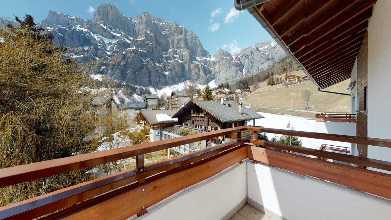 Gonenstein Residence In Leukerbad, Entire Apartment/Studio With Balcony エクステリア 写真