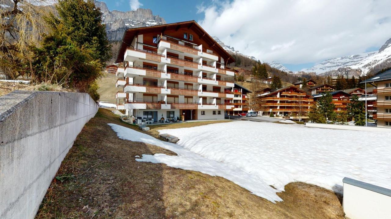 Gonenstein Residence In Leukerbad, Entire Apartment/Studio With Balcony エクステリア 写真
