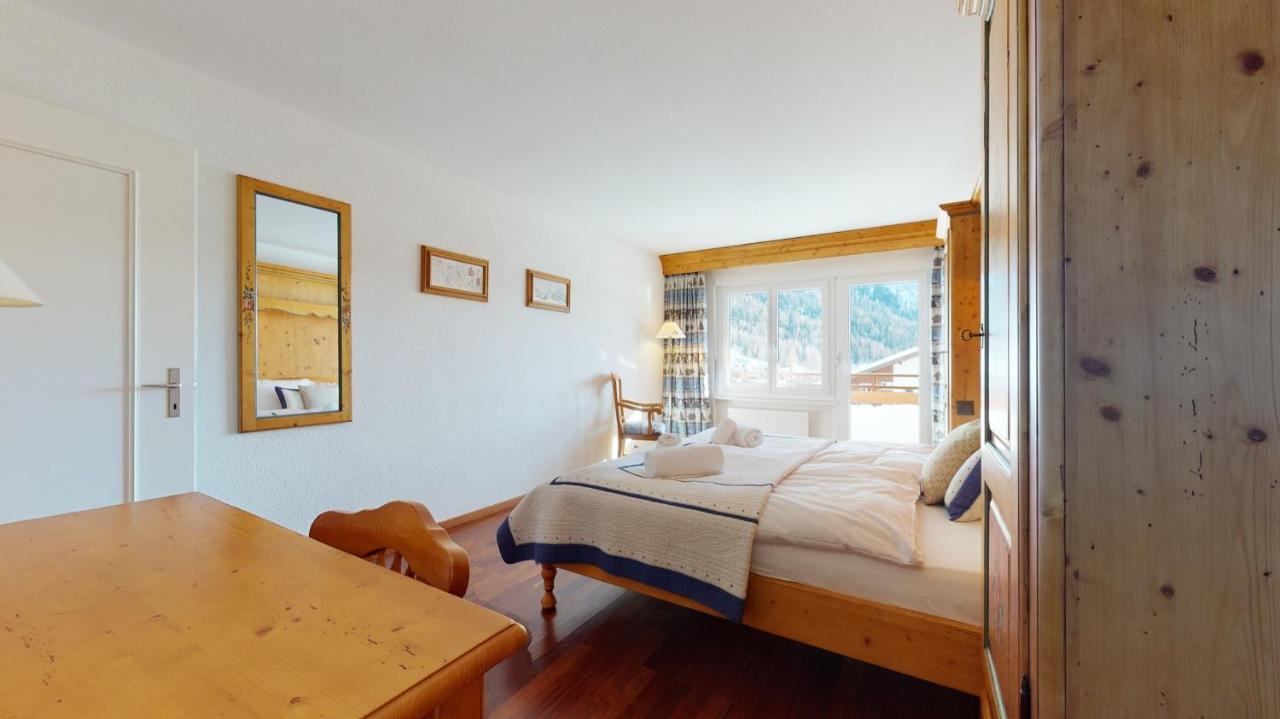 Gonenstein Residence In Leukerbad, Entire Apartment/Studio With Balcony エクステリア 写真