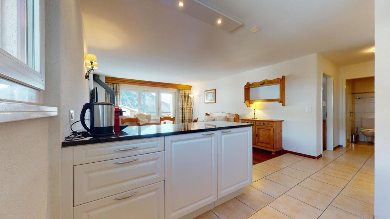 Gonenstein Residence In Leukerbad, Entire Apartment/Studio With Balcony エクステリア 写真