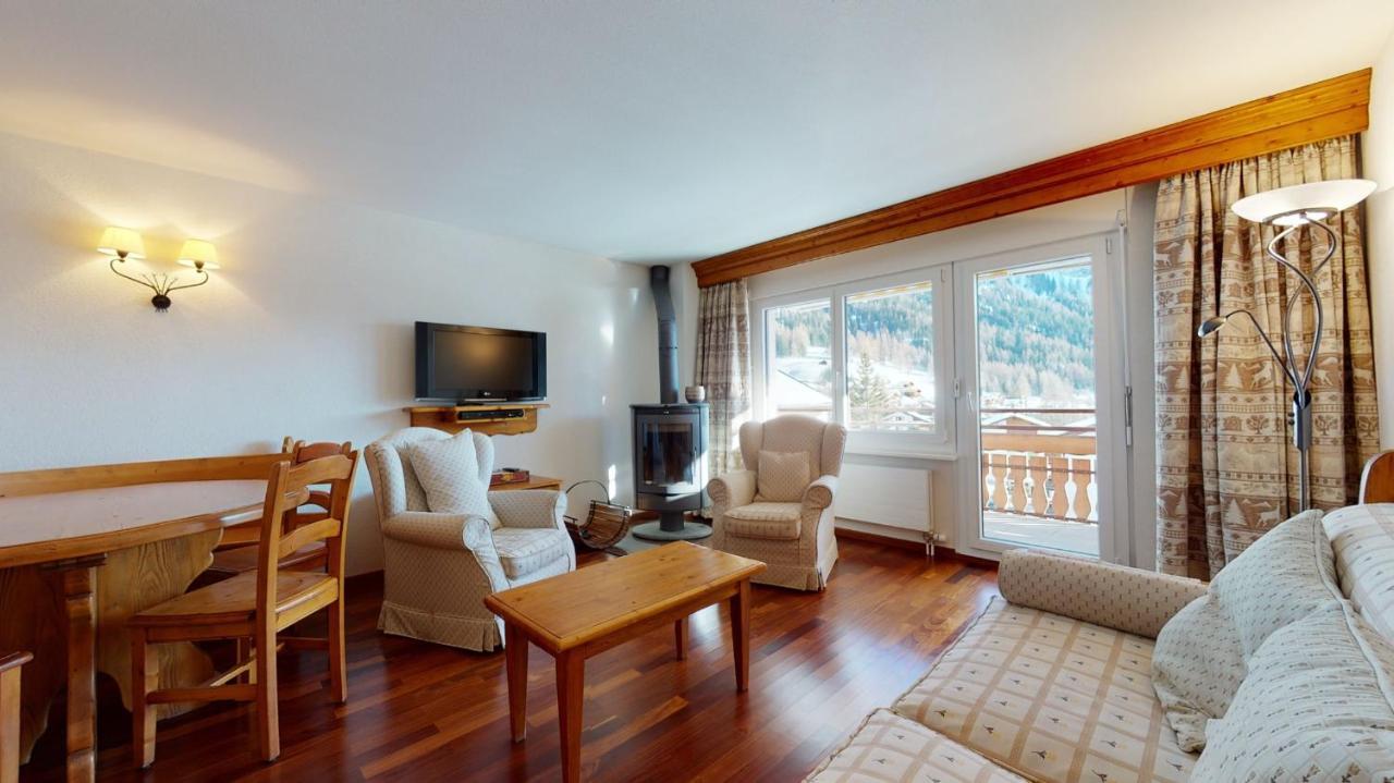 Gonenstein Residence In Leukerbad, Entire Apartment/Studio With Balcony エクステリア 写真