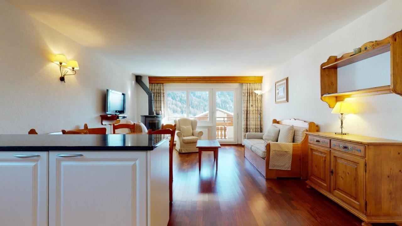Gonenstein Residence In Leukerbad, Entire Apartment/Studio With Balcony エクステリア 写真