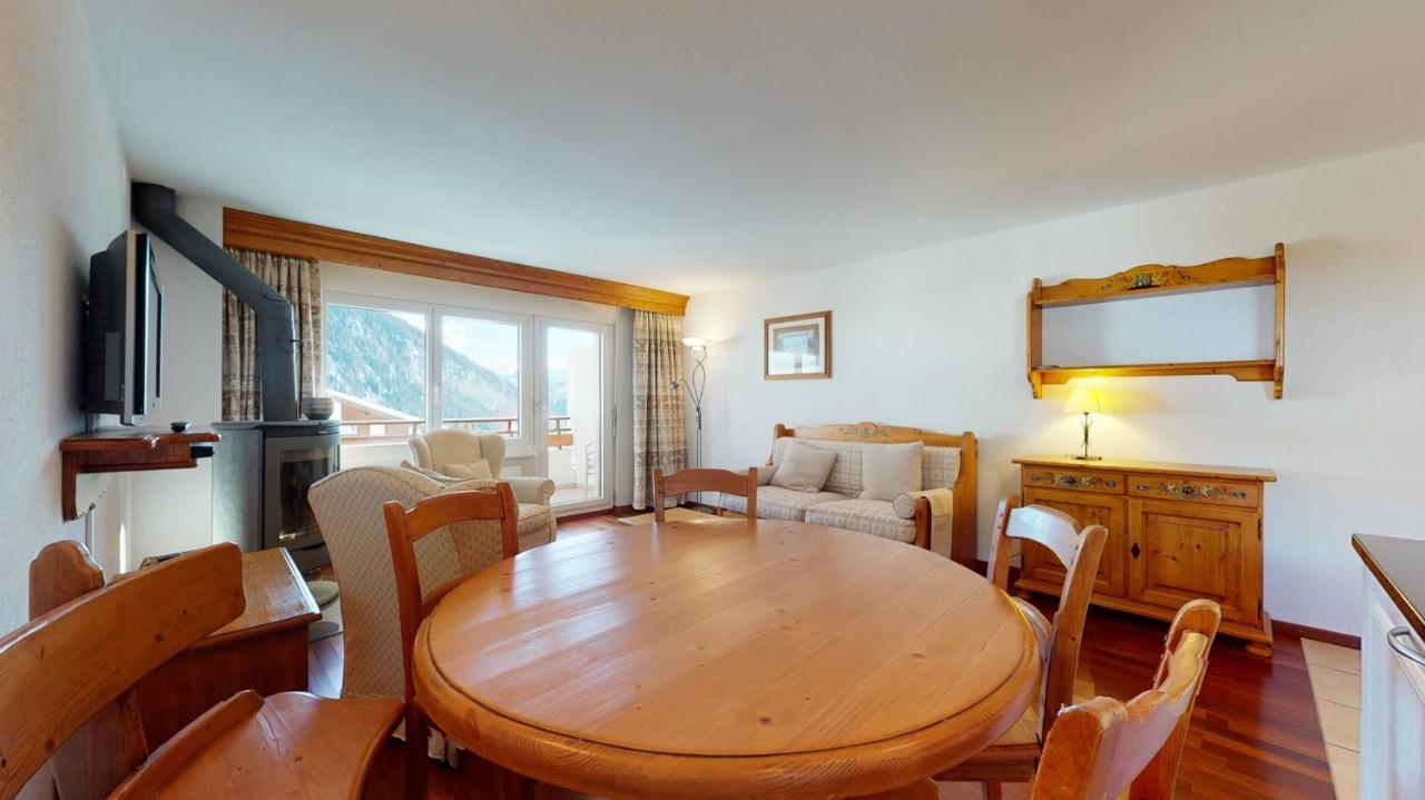 Gonenstein Residence In Leukerbad, Entire Apartment/Studio With Balcony エクステリア 写真